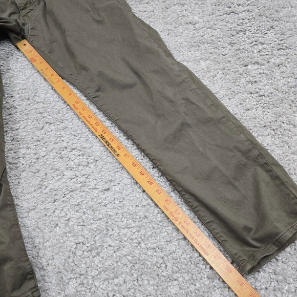 Mavi Jeans Mens 35x30 Green Zach Straight Leg Stretch Midrise Preppy - Picture 10 of 12